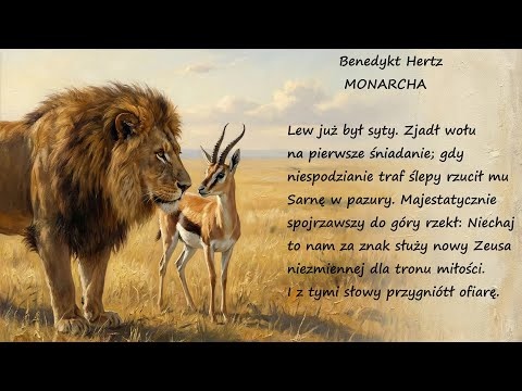 Monarcha Benedykt Hertz Poezje Wiersze | Poezja Dla Duszy