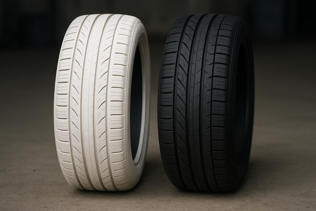 Dlaczego opony w samochodach są czarne?