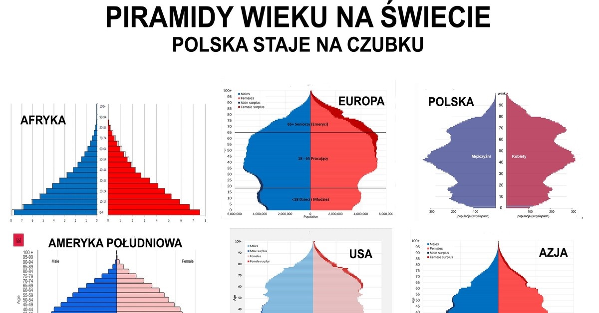 Polska 2025: Pierwszy raz w historii mamy więcej 80-latków niż rocznych dzieci. Demograficznie będziemy drugą Japonią. Co na to... Afryka?