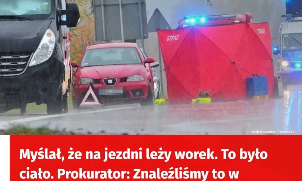 Myślał, że na jezdni leży worek. To było ciało, po którym przejechały samochody.