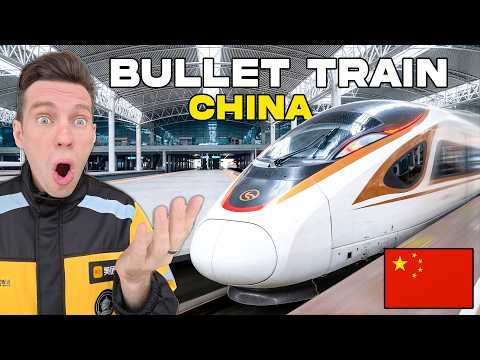 Podróż NAJSZYBSZYM na świecie pociągiem typu bullet train w Chinach