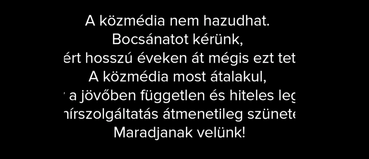 Węgierska telewizja państwowa przerwała nadawanie