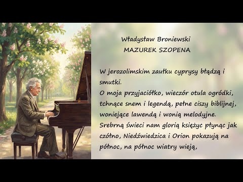 Mazurek Szopena Władysław Broniewski Poezja Wiersz