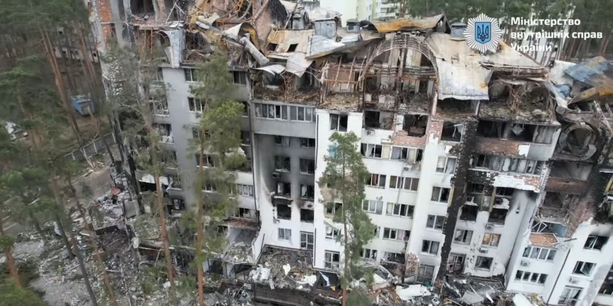 Google Maps dokumentuje zniszczenia wojenne dla MSW Ukrainy