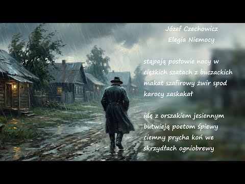 Elegia Niemocy Józef Czechowicz Poezje Wiersze | Poezja Dla Duszy