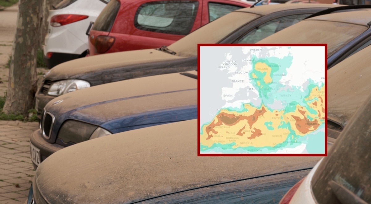 "Brudny deszcz" spadnie na Polskę. Oblepi samochody, szyby i parapety