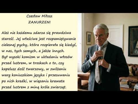 Zanurzeni Czesław Miłosz Poezje Wiersze | Poezja Dla Duszy