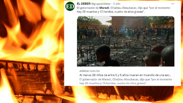 Niger: pożar w szkole. Zginęło 26 dzieci