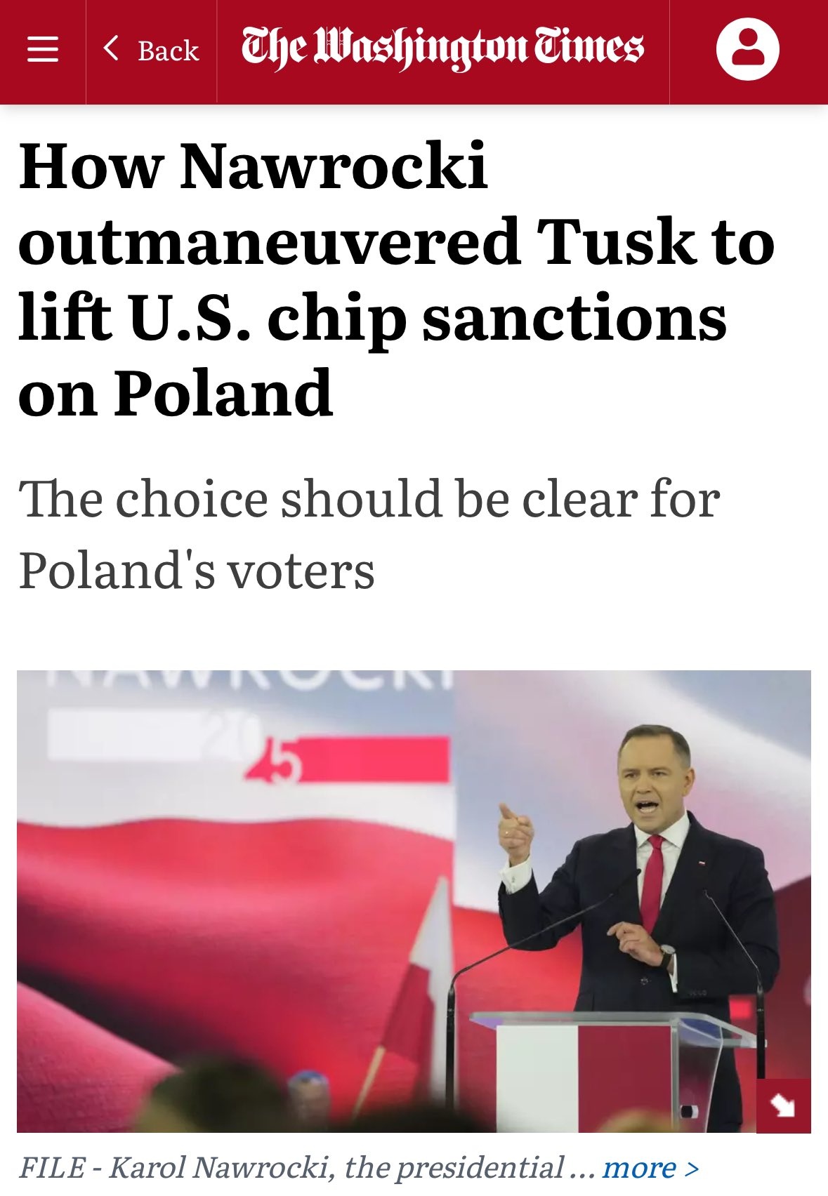 Jak Nawrocki wymanewrował Tuska zniesienie amerykańskich sankcji na chipy