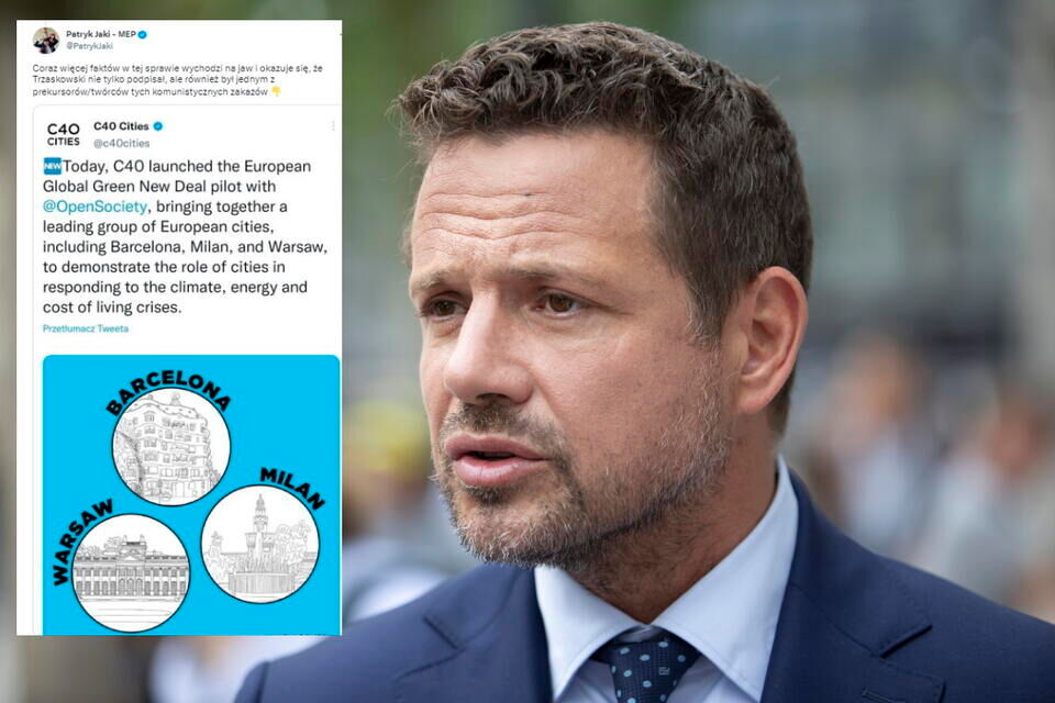 Trzaskowski nie tylko podpisał rekomendacje C40 Cities! Patryk Jaki: Był jednym z twórców komunistycznych zakazów