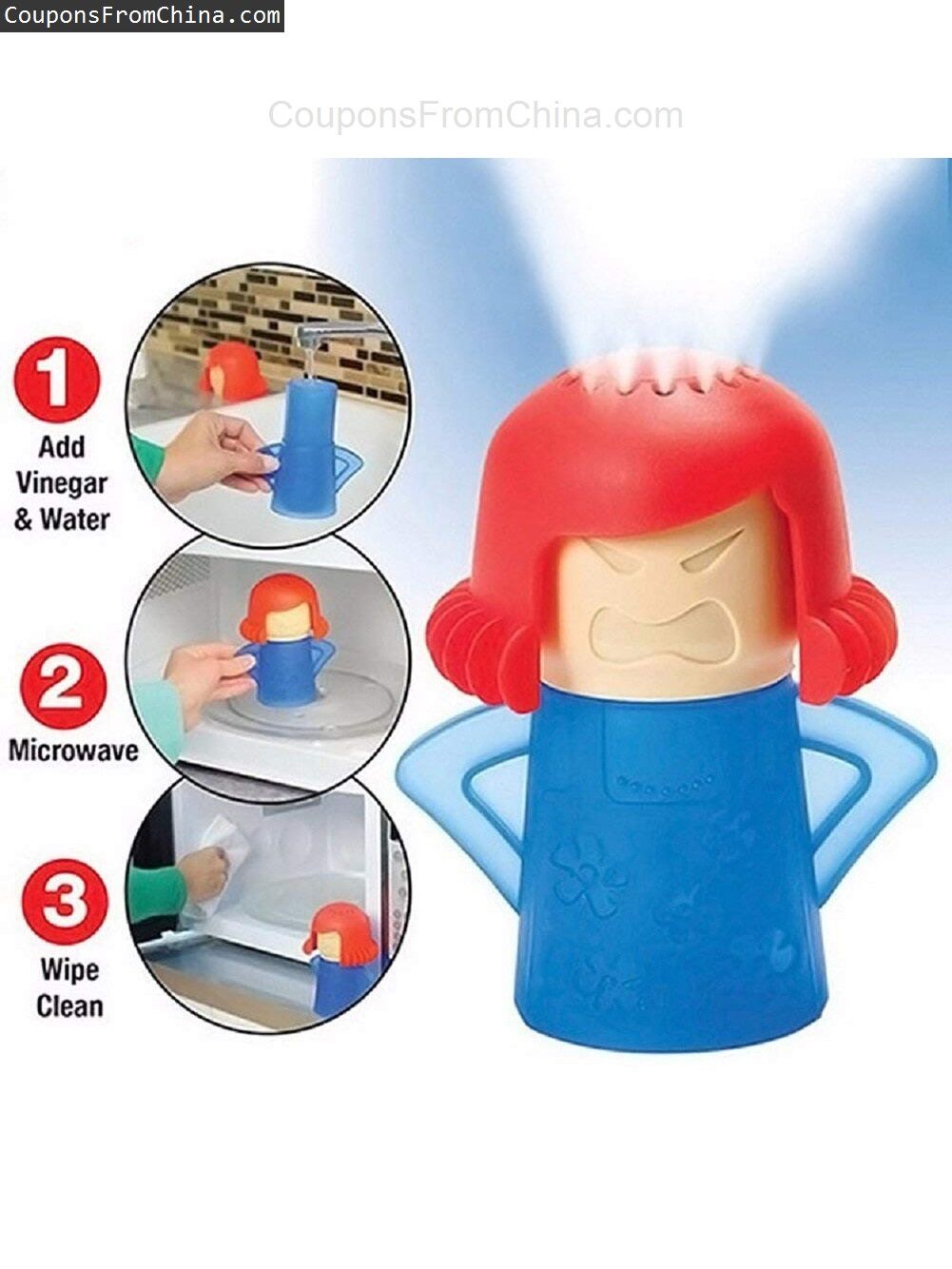Kitchen Mama Microwave Cleaner za $2.78