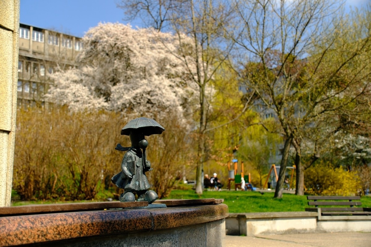 Katowice Plac Grunwaldzki Wiosenne Kadry, Spacer Fotograficzny Fot. Piotr Witowski / Urokliwy Śląsk