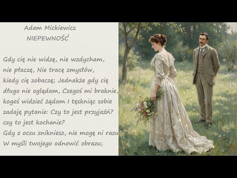 Niepewność Adam Mickiewicz Poezja Wiersz