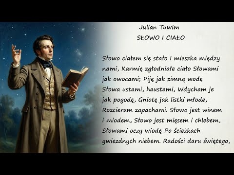 Słowo i Ciało Julian Tuwim Poezje Wiersze