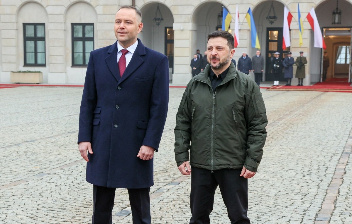 Nawrocki odebrał Zełenskiemu Order Orła Białego
