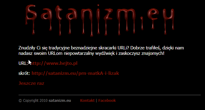 Satanizm.eu - Skróć sobie po swojemu