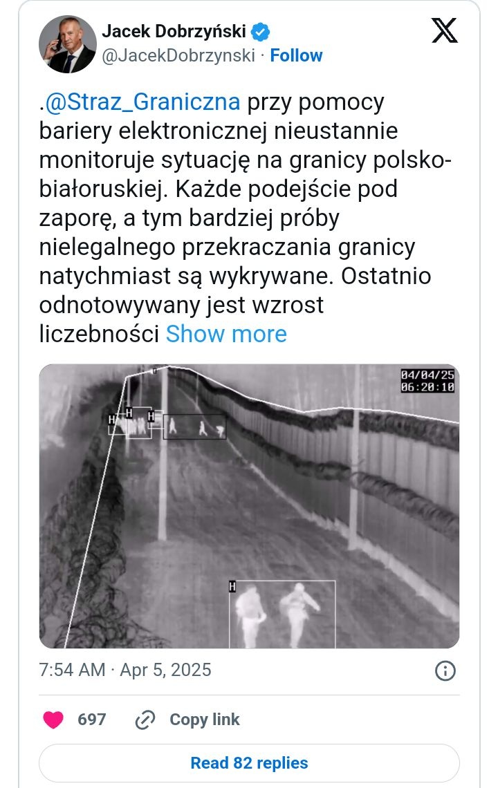 Nasila się presja na granicy. Minister alarmuje