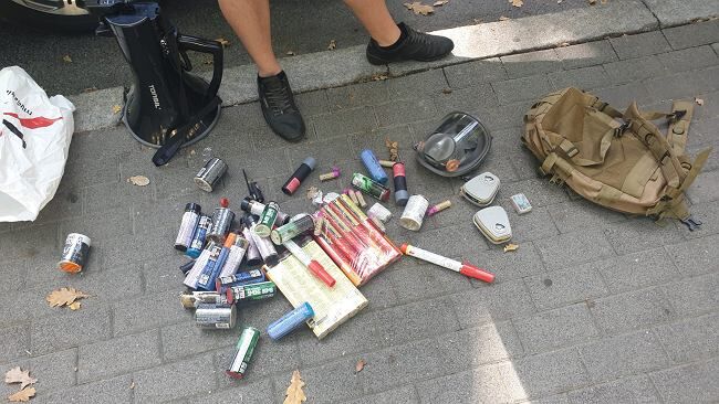 Protest medyków. Policja zabezpieczyła materiały pirotechniczne. Ostrzega przed "prowokatorami"