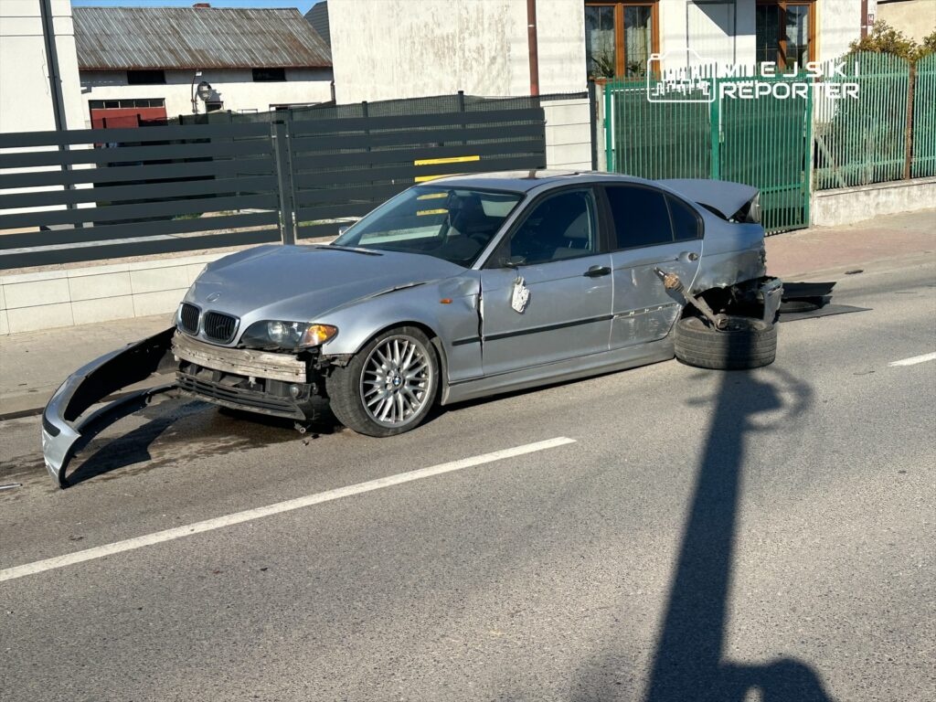 18-latek za kierownicą BMW wjechał na chodnik i potrącił 11-latkę