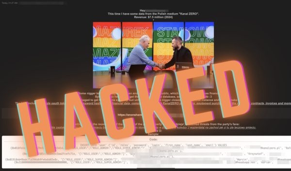 Wyciek danych z jednego z serwerów Kanału ZERO