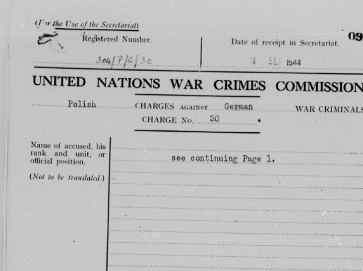 450 000 stron dokumentów Komisji NZ ds. Zbrodni Wojennych dostępnych online dzięki Instytutowi Pileckiego