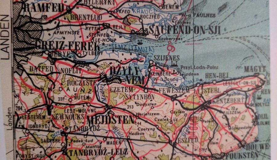 Landen, Koulczyste, Hejstynz – zimnowojenna polska mapa wojskowa