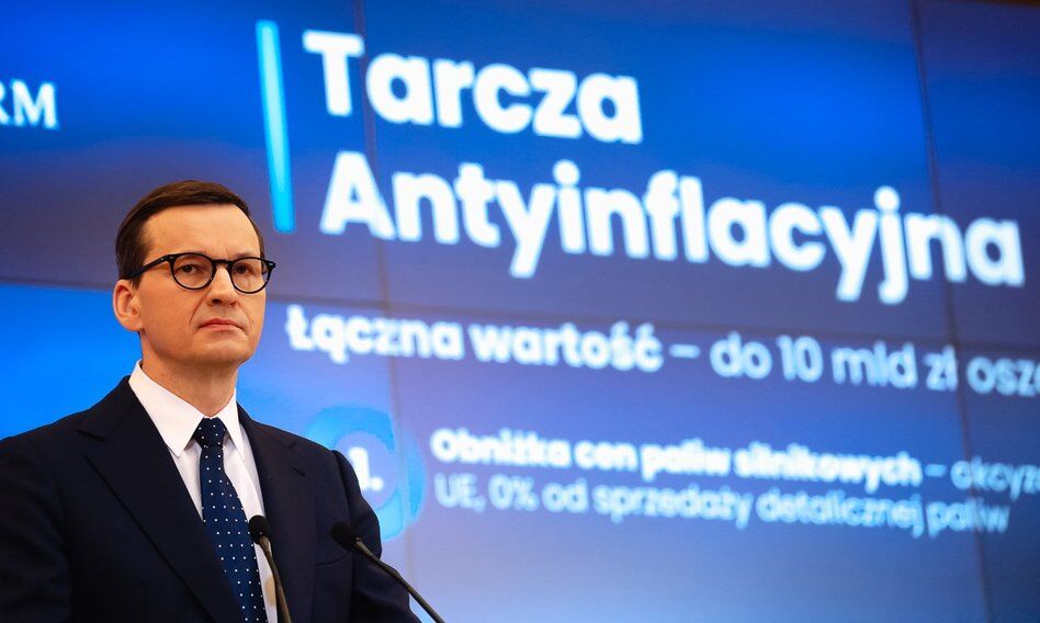 Premier przedstawił tarczę antyinflacyjną. Tak rząd walczy z wysokimi cenami energii, paliw i żywności