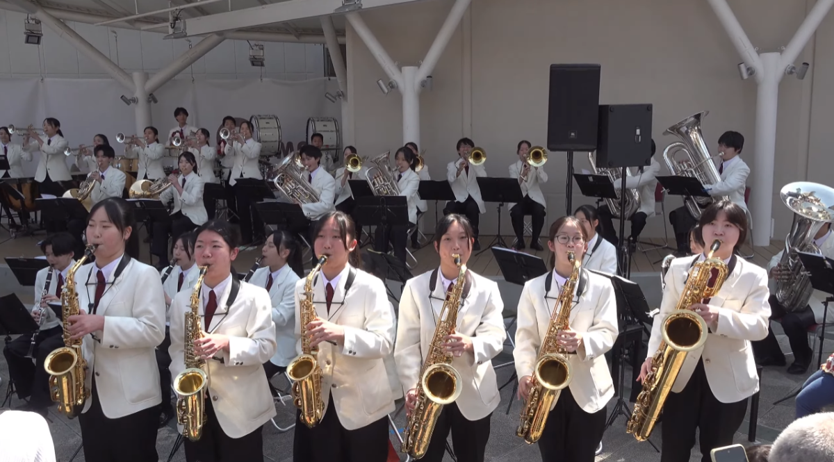 Minoh Jiyu Gakuen High School GOLDEN BEARS - Minoh Q's Mall STATION Building 1st Anniversary Opening, 2025-03-23