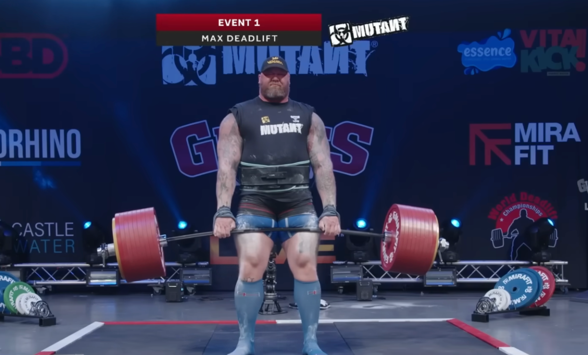 Hafthor Bjornsson z kolejnym rekordem w martwym ciągu 510 kg