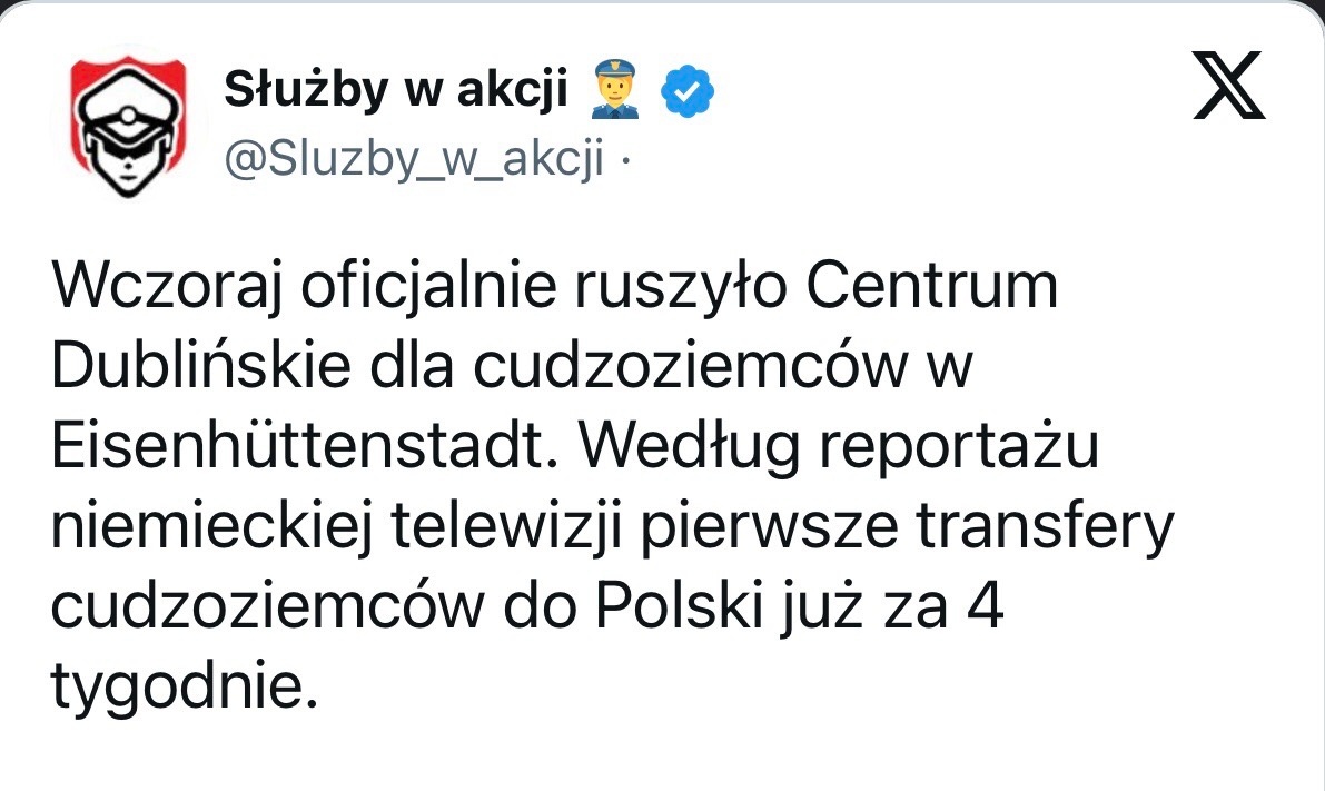 Centrum deportacji ruszyło. Pierwsze transfery imigrantów do Polski już za 4 tyg