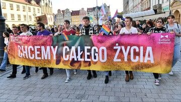 13. Marsz Równości pod hasłem "Chcemy całego życia" przeszedł ulicami Wrocławia