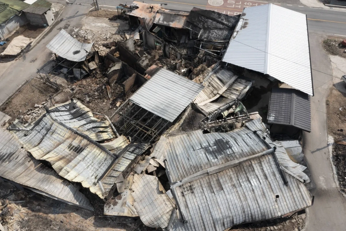 Rośnie liczba ofiar pożarów w Korei Płd. Deszcze sprzyjają w akcji gaśniczej