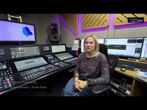 XIX Konkurs Chopinowski - realizacja dźwięku w wozie Polskiego Radia na SSL System T