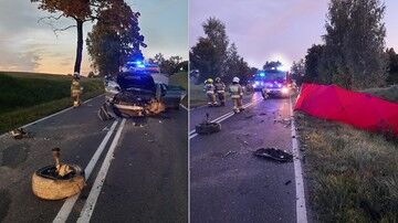 Warmińsko-mazurskie. Zderzenie audi i mercedesa. Nie żyją dwie kobiety