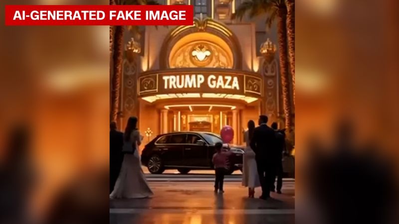 ‘Trump Gaza is finally here!’: mokry sen prezydenta USA