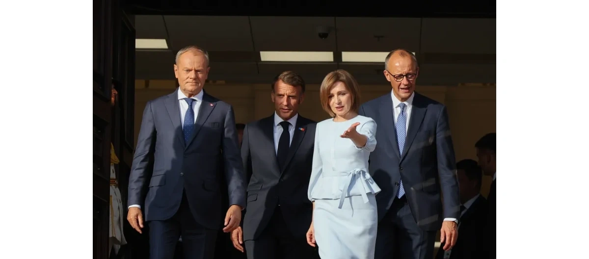 Tusk, Macron i Merz poparli dążenia Mołdawii do członkostwa w UE