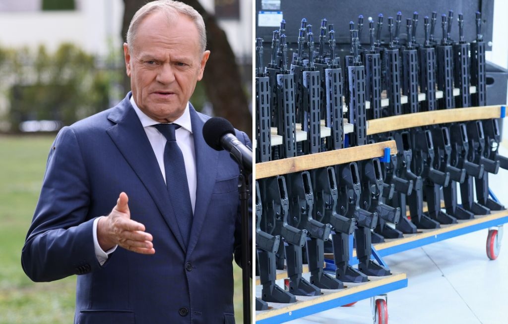 Widmo zwolnień w polskiej fabryce broni. Tusk zabiera głos