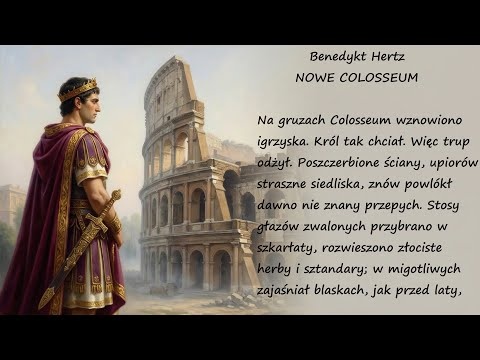 Nowe Colosseum Benedykt Hertz Poezje Wiersze | Poezja Dla Duszy
