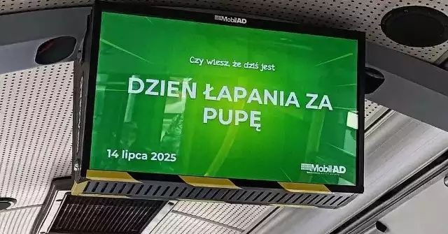 Dzień łapania za pupę w w poznańskich tramwajach.