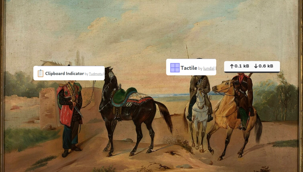 3 wtyczki do GNOME’a 48, które ułatwiają mi pracę na tym środowisku: Clipboard Indicator, Tactile i System Monitor