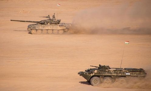 Ćwiczenia rosyjskich wojsk przy granicy z Afganistanem