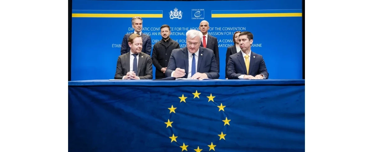 Powołano międzynarodową komisję ds. roszczeń dla Ukrainy. Przełomowy podpis w Hadze