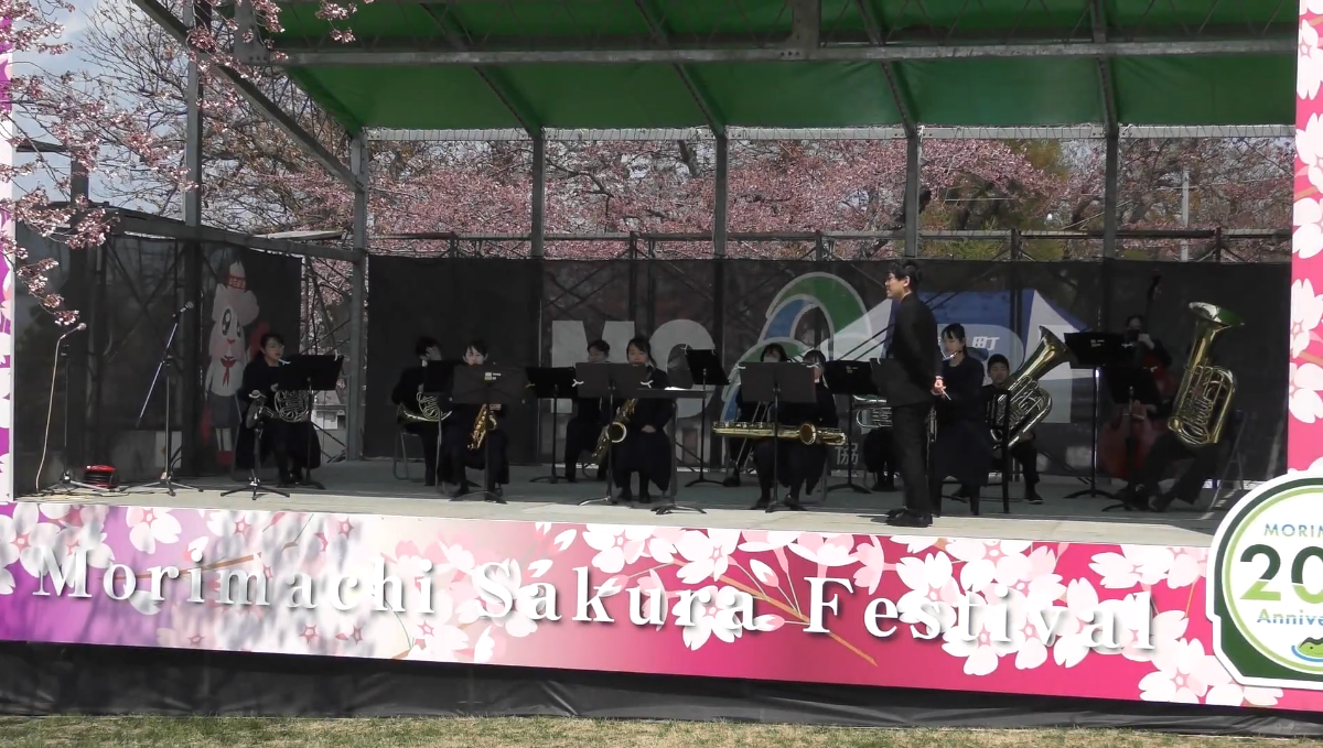 Mori Junior High School - 76th Mori-machi Cherry Blossom Festival, 2025-04-26