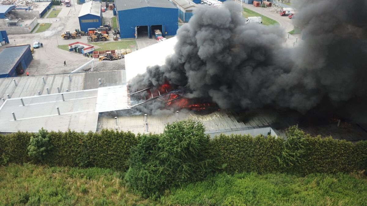 Kolejny pożar składowiska odpadów - tym razem Lublin