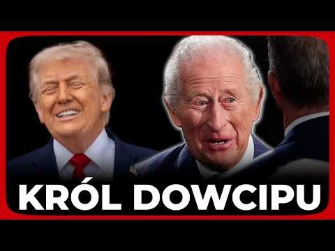 Król Karol zaskoczył Trumpa. 12 najlepszych żartów brytyjskiego monarchy