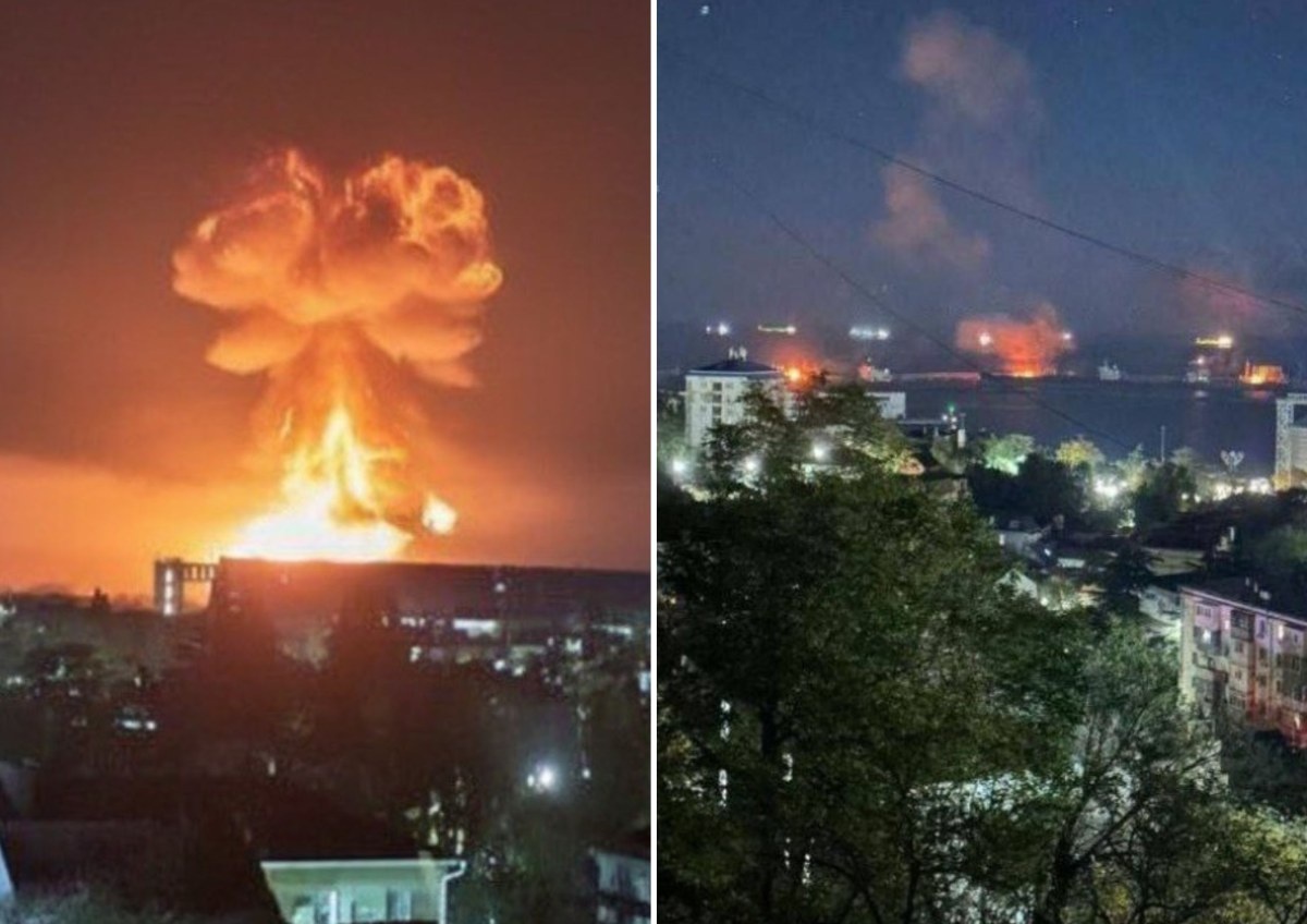 Ukraina przeszła do ataku. Rosyjski tankowiec w ogniu.