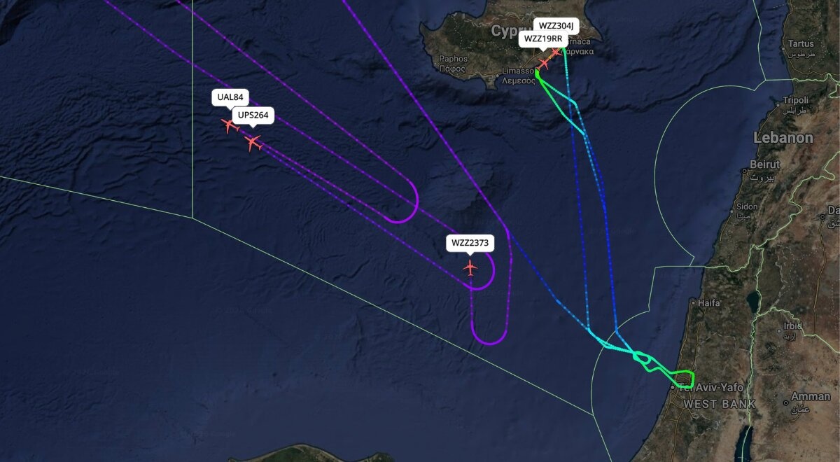 Zamknięto przestrzeń powietrzną nad Izraelem