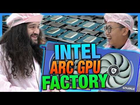 Jak jest składana karta graficzna? Na podstawie "fabryki" Sparkle składającej GPU Intela.