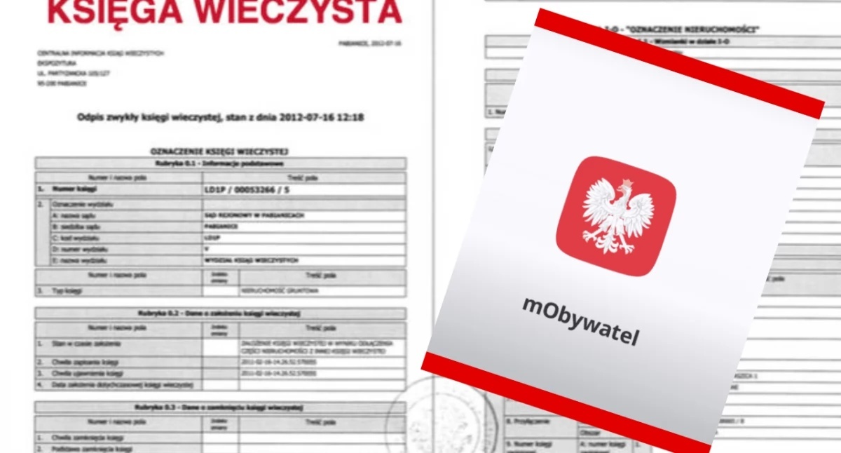 Księga wieczysta w telefonie. Rewolucja w mObywatelu