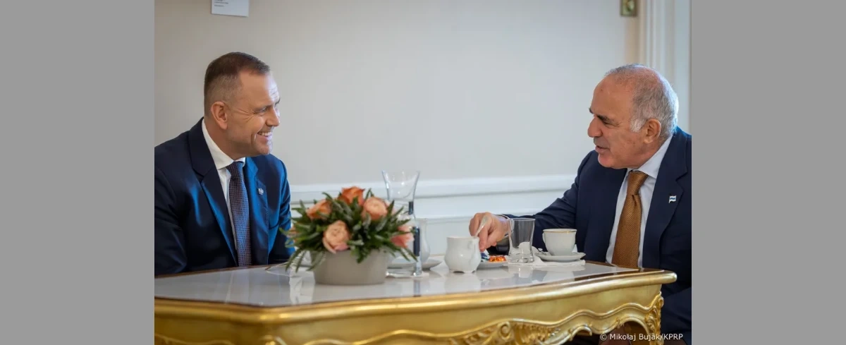 Prezydent spotkał się z Garrim Kasparowem